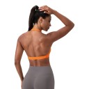 Ladies' Sports Bra with Crossed Front and Deep V-Neck with Open Back for Yoga, Pilates and Fitness 15