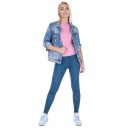 Ladies' Spotty Leggings - Blue 4