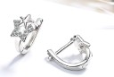 Ladies' Star Hoop Earrings G369 5