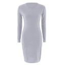 Ladies' Stretch Dress with Long Sleeves 3