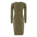 Ladies' Stretch Dress with Long Sleeves 4