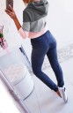Ladies' Striped Hoodie B16 4