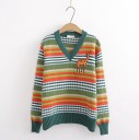 Ladies' Striped Sweater A2353 1