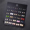 Ladies' Stud Earrings 30 Pairs j446 5