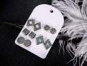 Ladies' Stud Earrings - 5 Pairs 1