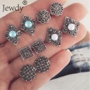 Ladies' Stud Earrings - 5 Pairs 2