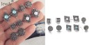 Ladies' Stud Earrings - 5 Pairs 3