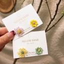 Ladies' Stud Earrings Flowers C1063 6