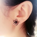 Ladies' Stud Earrings Flowers G1077 4