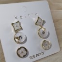 Ladies' Stud Earrings G1342 4