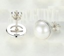 Ladies' Stud Earrings Pearls R117 5