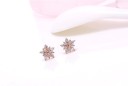 Ladies' Stud Earrings Snowflakes J448 1