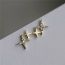 Ladies' Stud Earrings Stars G817 4