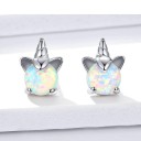 Ladies' Stud Earrings Unicorn 3