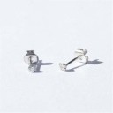 Ladies' Stud Earrings with Gemstone A1703 3