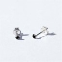 Ladies' Stud Earrings with Gemstone A1703 4