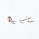 Ladies' Stud Earrings with Gemstone A1703 7