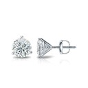 Ladies' Stud Earrings with Gemstone R34 3