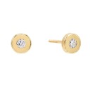 Ladies' Stud Earrings with Gemstone R43 2