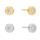Ladies' Stud Earrings with Gemstone R43 4