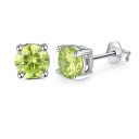 Ladies' Stud Earrings with Gemstone R88 7