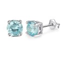 Ladies' Stud Earrings with Gemstone R88 10