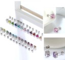 Ladies' Stud Earrings with Gemstone R88 14