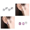Ladies' Stud Earrings with Gemstone 7