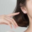 Ladies' Stud Earrings with Pearl G915 6