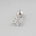 Ladies' Stud Earrings with Stones A1725 3
