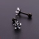 Ladies' Stud Earrings with Zircon G1335 3
