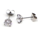 Ladies' Stud Earrings with Zircon G451 3