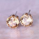 Ladies' Stud Earrings with Zircon G480 14