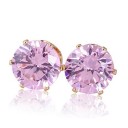 Ladies' Stud Earrings with Zircon G480 9