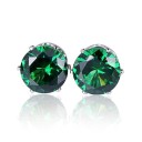 Ladies' Stud Earrings with Zircon G480 16