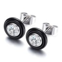 Ladies' Stud Earrings with Zircon G494 2