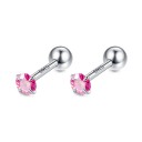 Ladies' Stud Earrings with Zircon H870 3