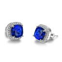Ladies' Stud Earrings with Zirconia 2