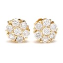 Ladies' Stud Earrings with Zirconia G1144 1