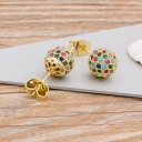 Ladies' Stud Earrings with Zirconia G932 2