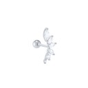 Ladies' Stud Earrings with Zircons 7