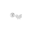 Ladies' Stud Earrings with Zircons 9
