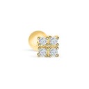Ladies' Stud Earrings with Zircons 17