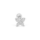 Ladies' Stud Earrings with Zircons 22
