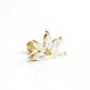Ladies' Stud Earrings with Zircons 26
