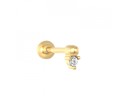 Ladies' Stud Earrings with Zircons 31