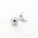 Ladies' Stud Earrings with Zircons 34