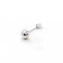 Ladies' Stud Earrings with Zircons 38