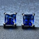 Ladies' Stud Earrings with Zircons G121 7