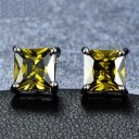 Ladies' Stud Earrings with Zircons G121 5